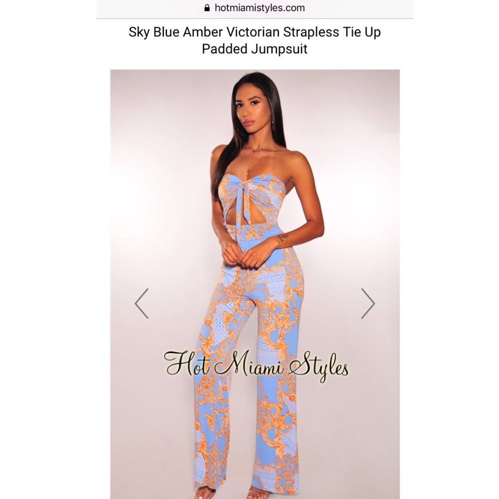 Sky Blue Jumpsuit NWOT